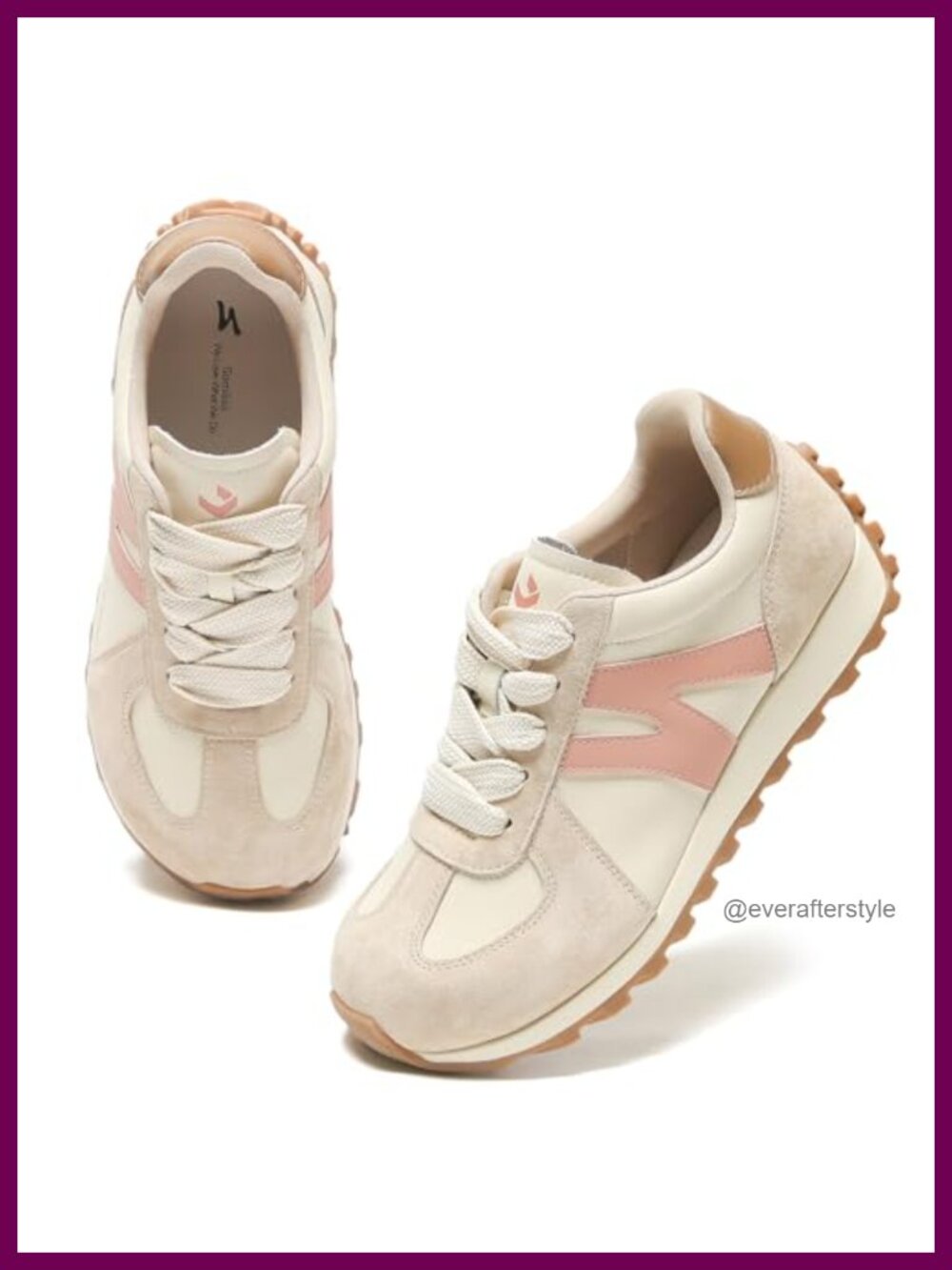 Wide Toe Box Walking Sneakers Non-Slip Comfortable Platform Athletic Shoes